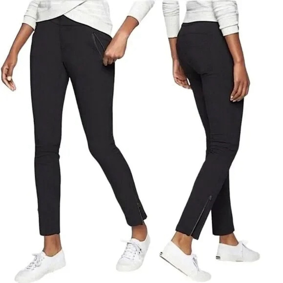Athleta Pants - Athleta Wander Skinny Pant Black Size 6 Mid Rise water & abrasion resistant